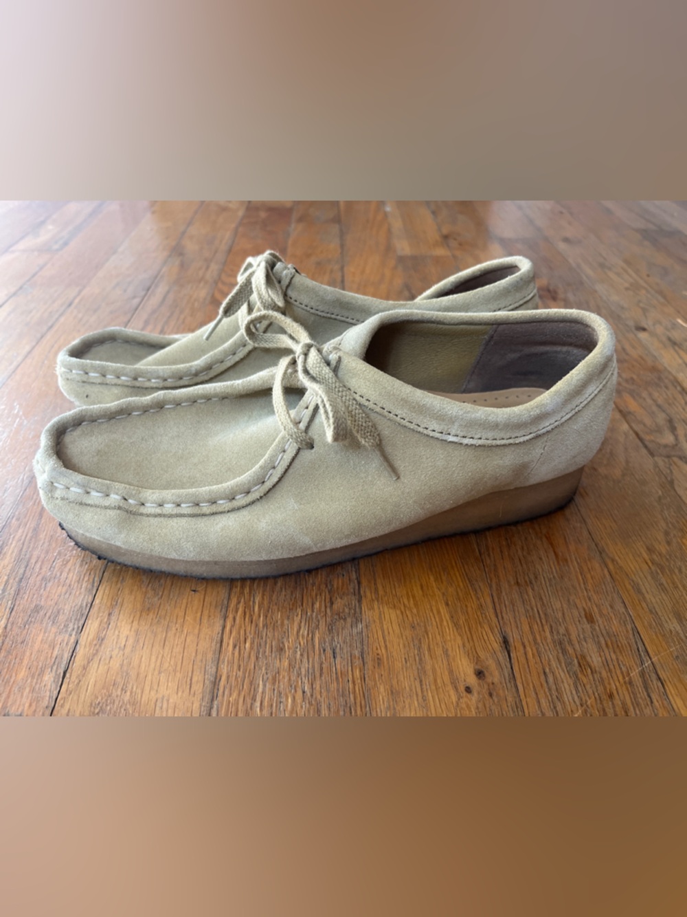 Men's Clarks Wallabee Brown Suede Casual Lace-Up Shoes